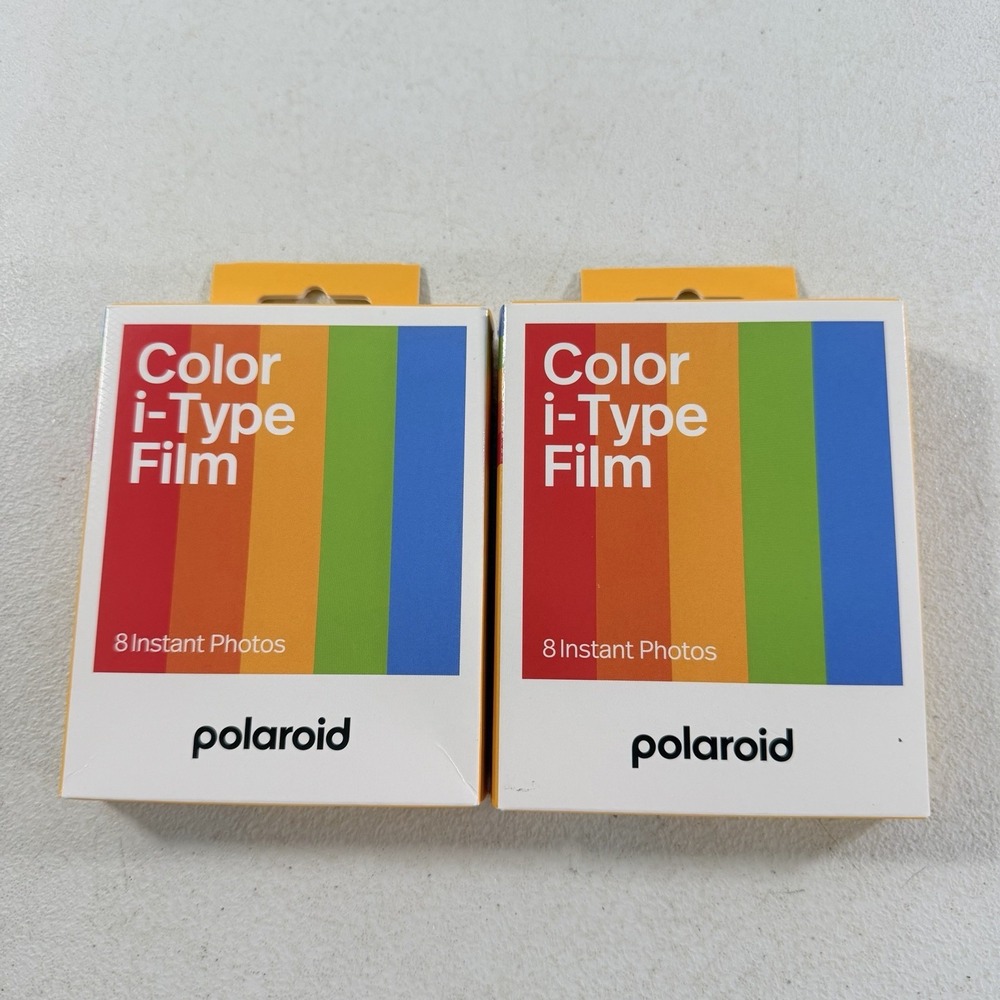 NEW Polaroid Color i-Type Film Lot of 2 Packs (8 Photos Each) – Exp. 04/2025